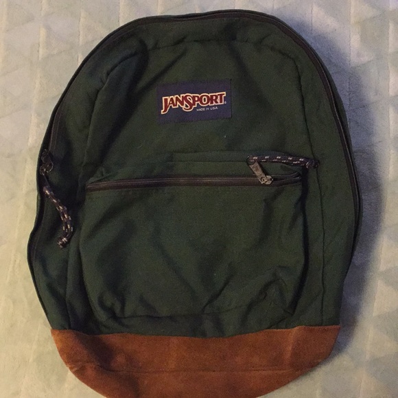 suede bottom backpack